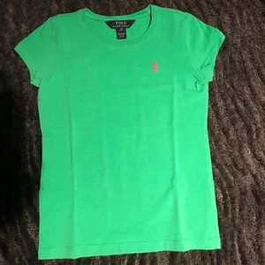 Girls Green Polo Shirt